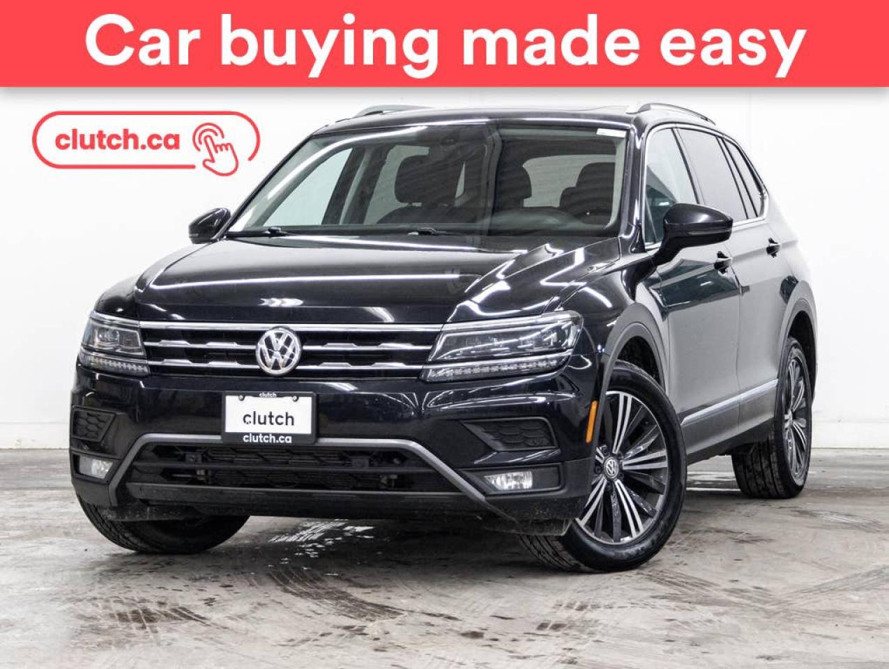 Used 2018 Volkswagen Tiguan Highline AWD w/ Front Heated Seats, Rearview Cam, Dual Zone Climate Control for sale in Toronto, ON