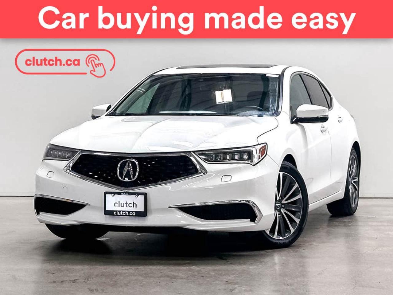 Used 2018 Acura TLX SH-AWD w/ Tech. Pkg. w/ Apple CarPlay, Heated Front Seats, Rearview Cam for sale in Toronto, ON