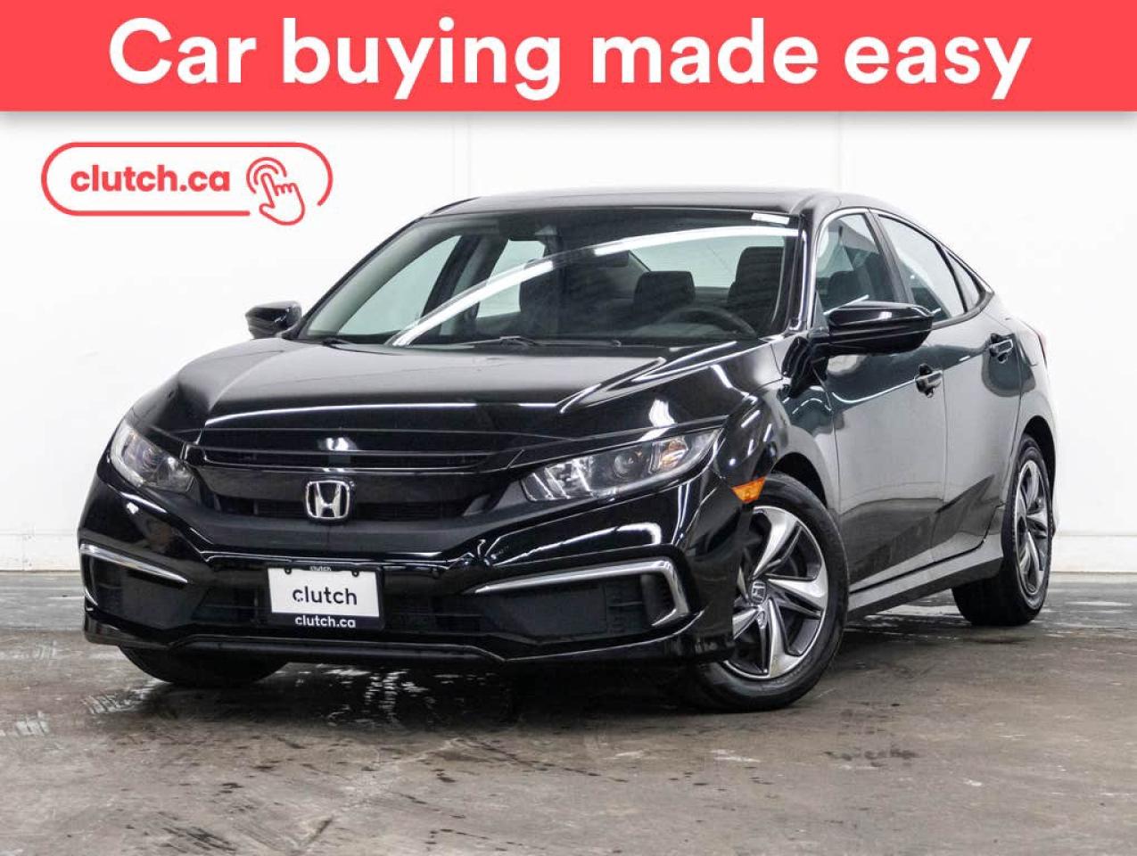 Used 2021 Honda Civic LX w/ Apple CarPlay & Android Auto, Rearview Cam, Climate Control for sale in Toronto, ON