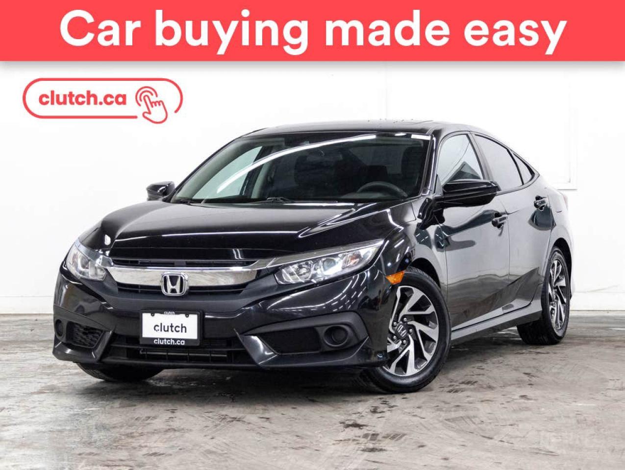 Used 2016 Honda Civic EX w/ Apple CarPlay & Android Auto, Rearview Cam, Dual Zone Climate Control for sale in Toronto, ON