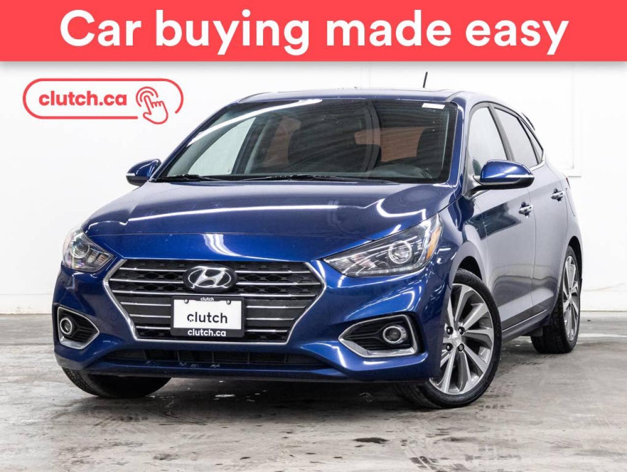 Used 2019 Hyundai Accent Ultimate w/ Apple CarPlay & Android Auto, Heated Steering Wheel, Power Moonroof for sale in Toronto, ON