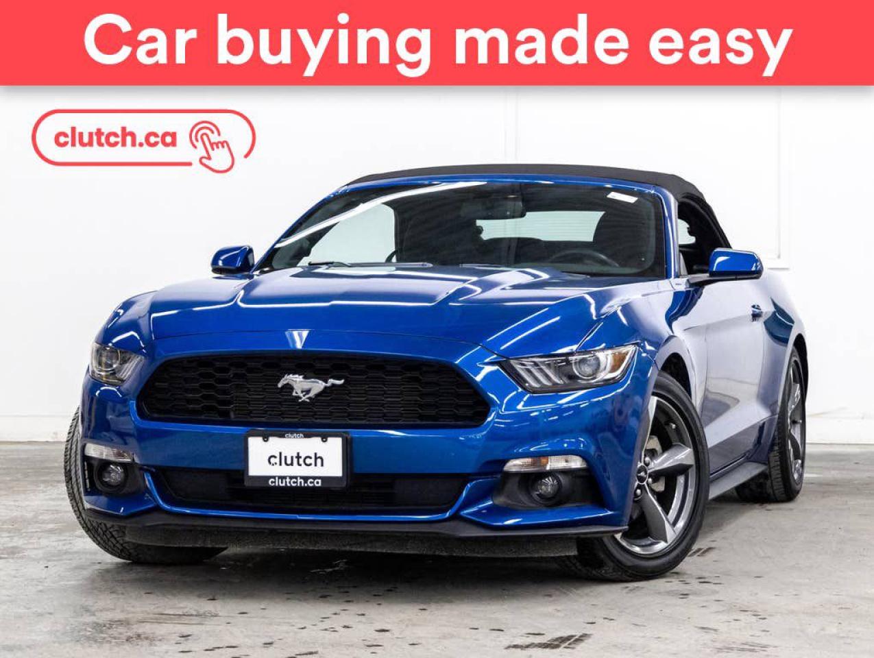 Used 2017 Ford Mustang V6 w/ Rearview Cam, Bluetooth, A/C for sale in Toronto, ON
