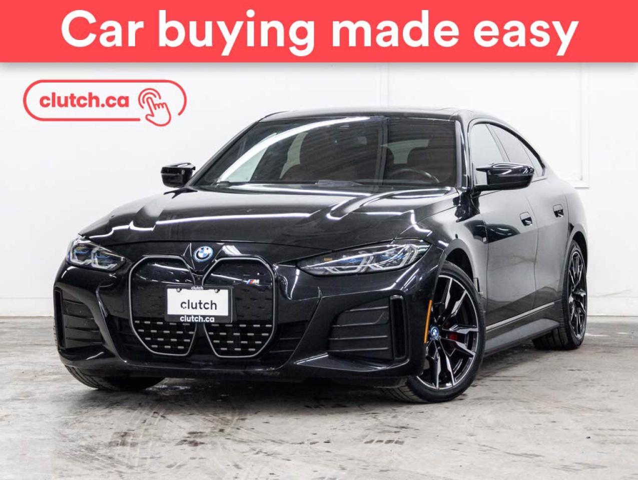 Used 2022 BMW i4 M50 AWD w/Apple CarPlay & Android Auto, Heated Front Seats, Backup Cam for sale in Toronto, ON