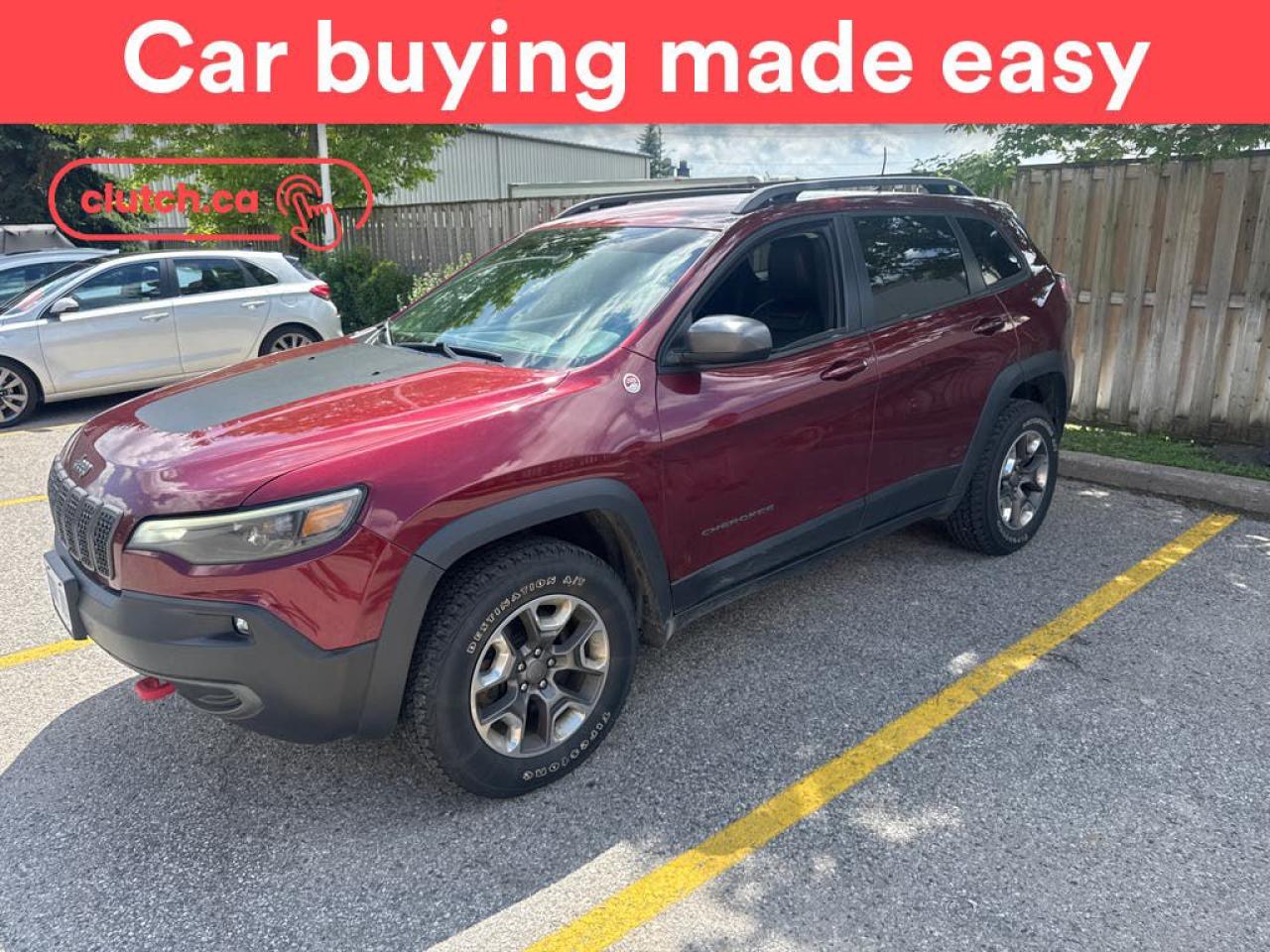 Used 2019 Jeep Cherokee Trailhawk 4x4 w/ Power Driver Seat, Rearview Cam, Climate Control for sale in Toronto, ON