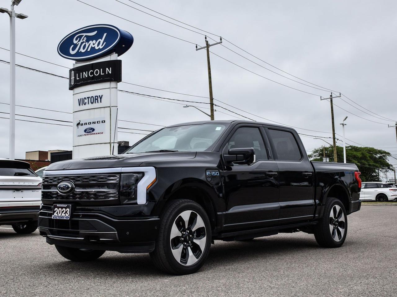 Used 2023 Ford F-150 Lightning Platinum Extended Range | Panoroof | Nav | for sale in Chatham, ON