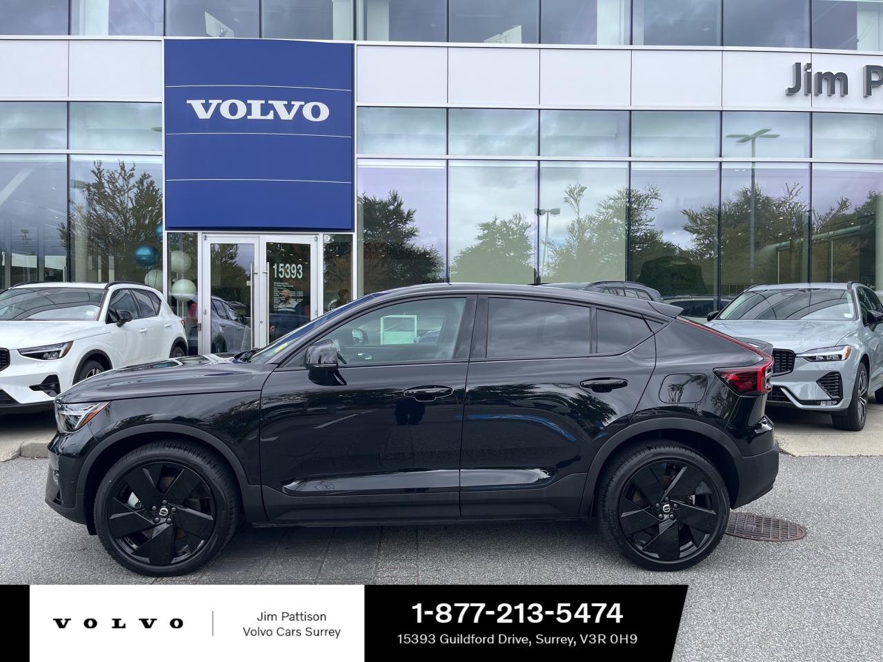 Used 2025 Volvo EC40 Twin Motor AWD Ultra Black Edition for sale in Surrey, BC