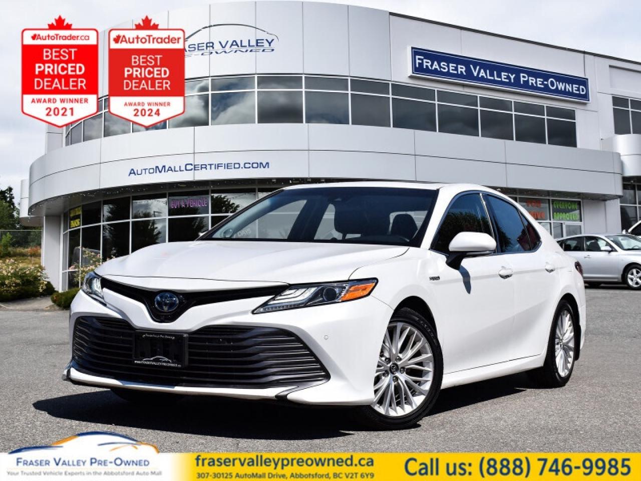 Used 2018 Toyota Camry HYBRID XLE  - Heated Seats -  Scout GPS link - $126.87 /W for sale in Abbotsford, BC