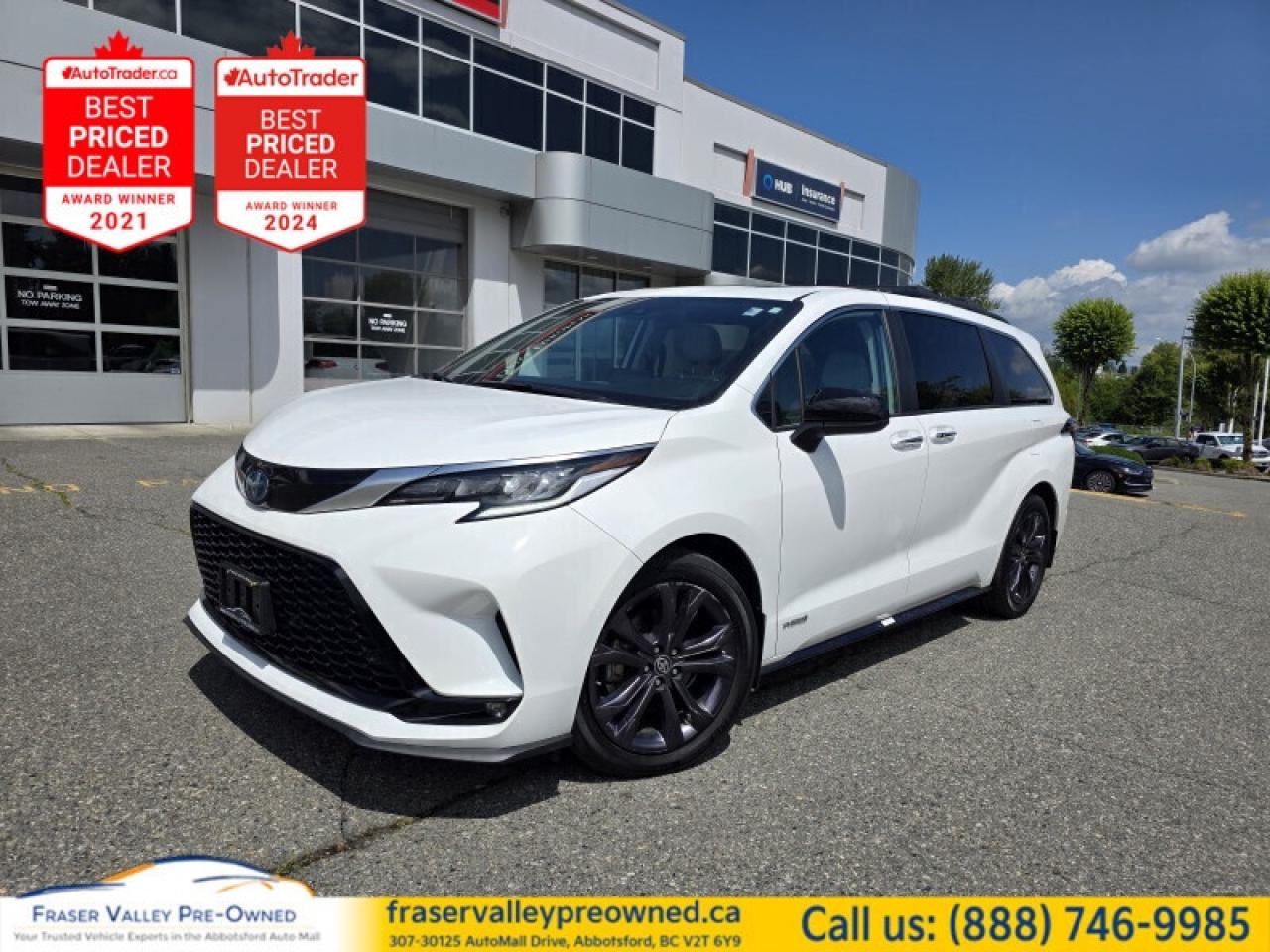 Used 2021 Toyota Sienna XSE 7-Passenger  - Heated Seats - $211.51 /Wk for sale in Abbotsford, BC