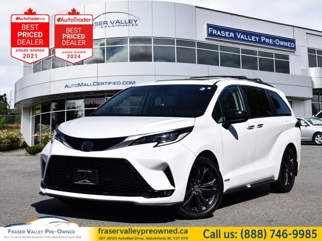 Used 2021 Toyota Sienna XSE 7-Passenger  - Heated Seats - $211.51 /Wk for sale in Abbotsford, BC