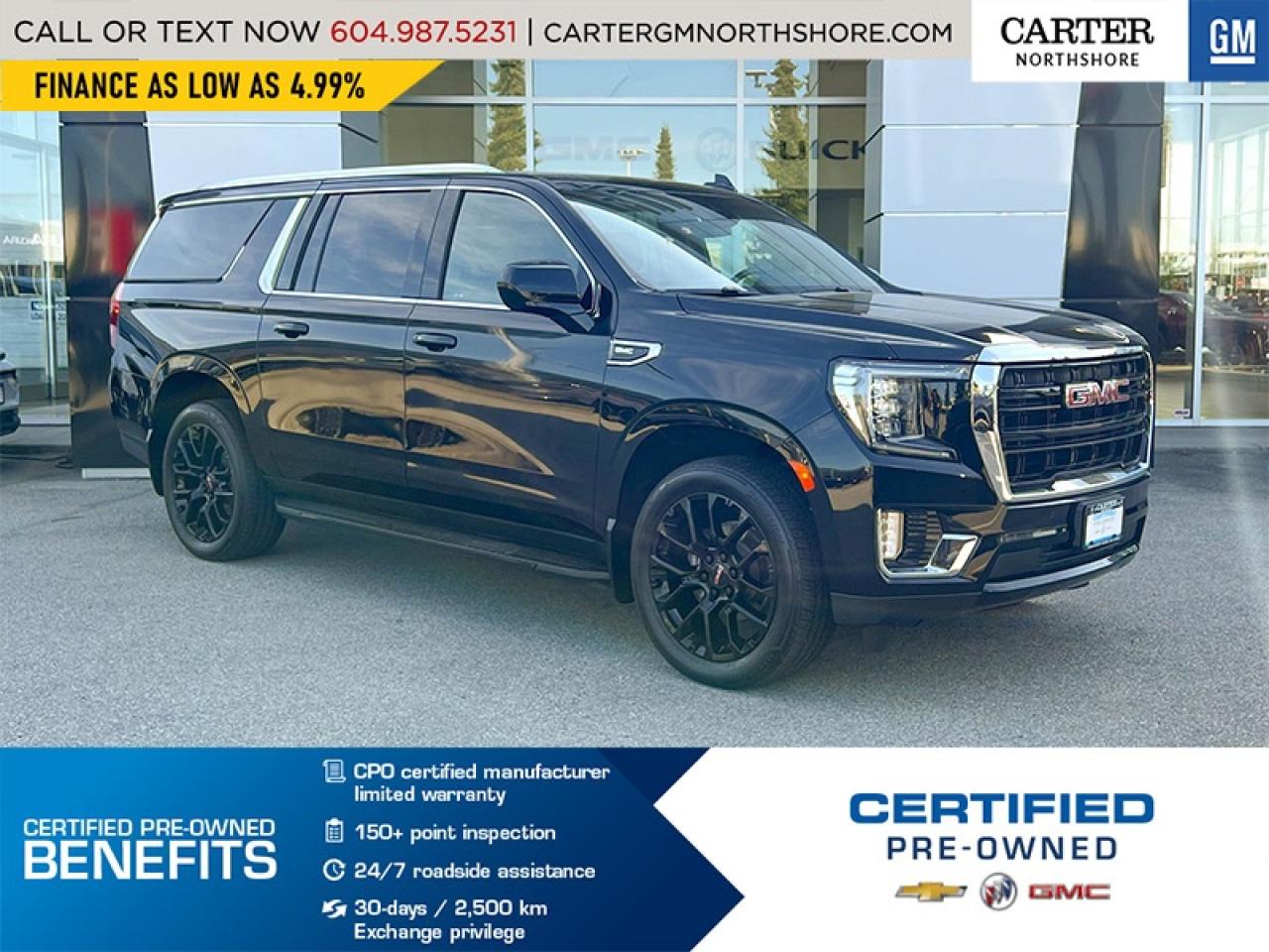 Used 2023 GMC Yukon XL SLE 4WD | Premium Suspension System/Limited Slip D for sale in North Vancouver, BC