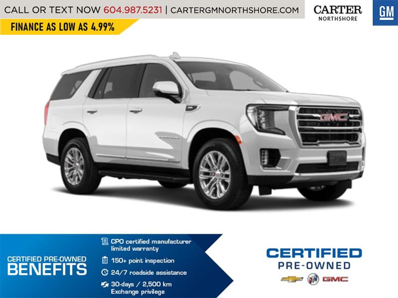 Used 2023 GMC Yukon XL SLT 4WD | Pano Sunroof/Vented Seats/Adpt Cruise for sale in North Vancouver, BC