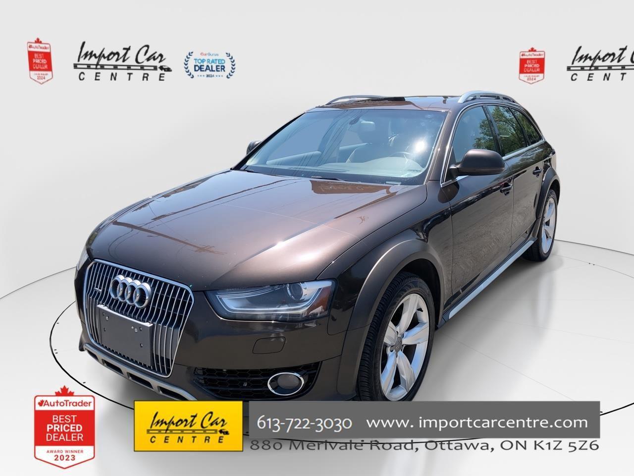 Used 2014 Audi A4 Allroad 2.0 Progressiv LEATHER, PANO. ROOF, POWER SEATS, P for sale in Ottawa, ON