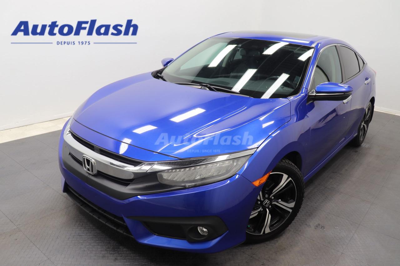 Used 2017 Honda Civic Sedan TOURING, NAVI, TOIT-OUVRANT, CUIR, BLUETOOTH for sale in Saint-Hubert, QC