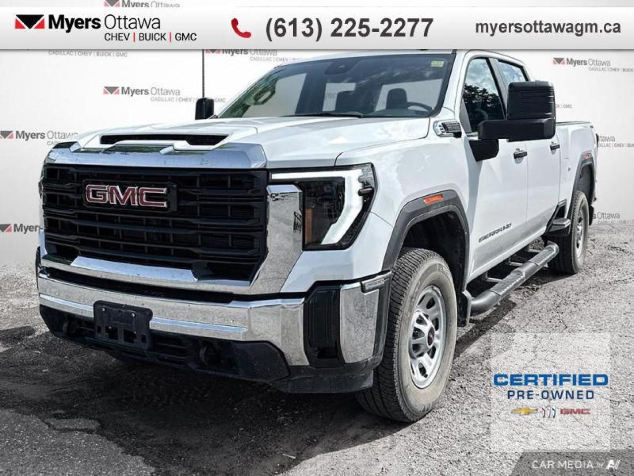Used 2024 GMC Sierra 2500 HD Pro  PRO, CREW CAB, 6.6 GAS, TRAILERING PACKAGE for sale in Ottawa, ON