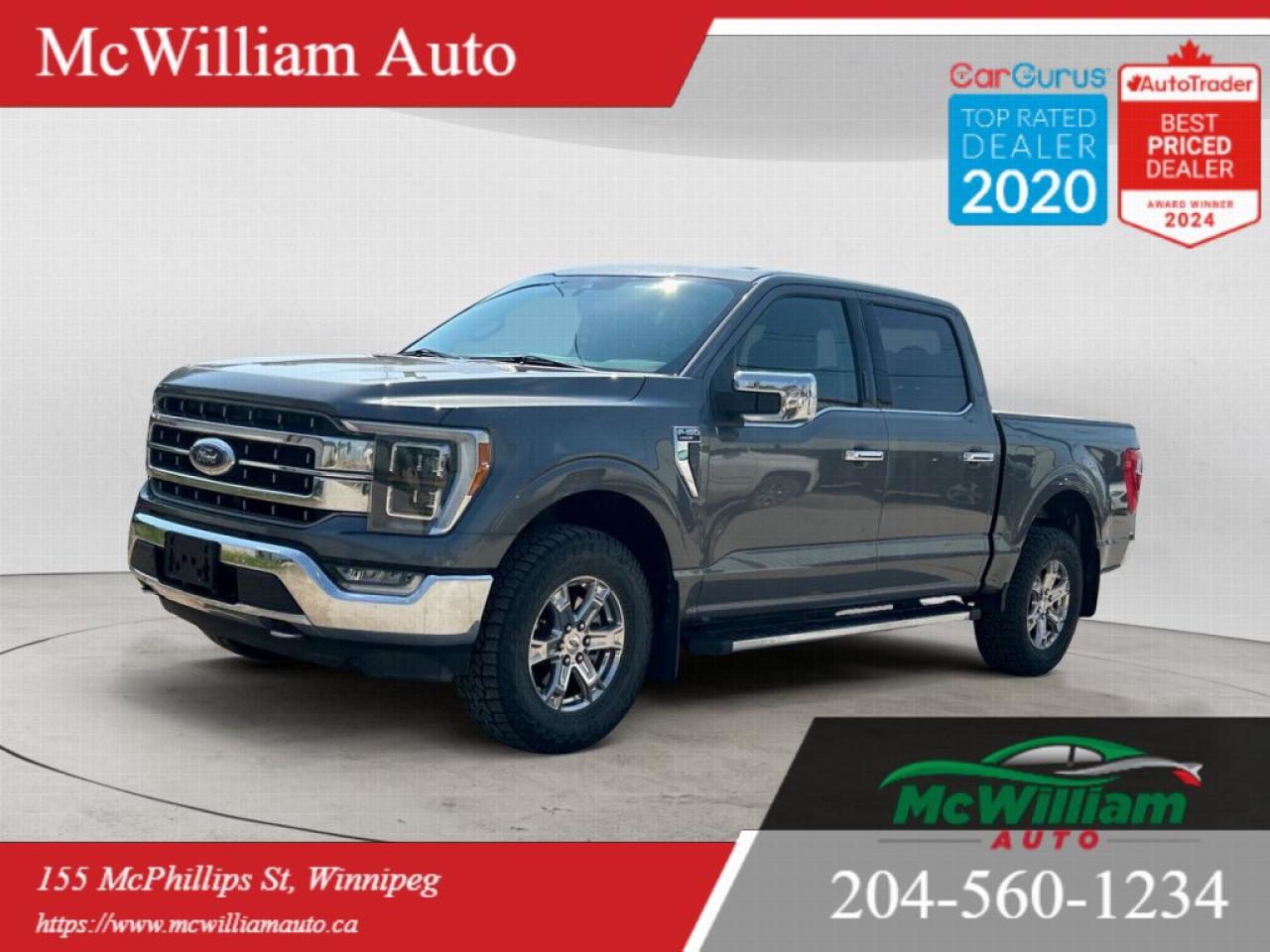 Used 2021 Ford F-150 Lariat |DIGITAL ODOMETER|CAR PLAY|TRAILER BRAKE CONTROLLER| for sale in Winnipeg, MB