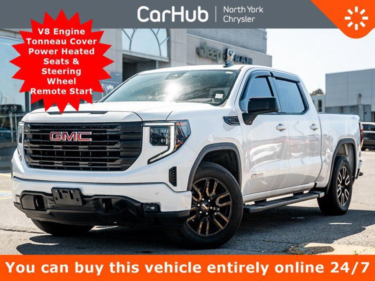 Used 2023 GMC Sierra 1500 Elevation 147'' V8 Tonneau Cover Power Heated Seats & Wheel Remote Start for sale in Thornhill, ON