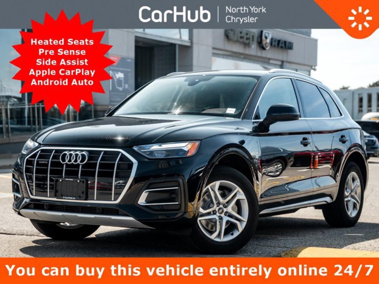 Used 2022 Audi Q5 Komfort Audi Heated Seats  Pre Sense Side Assist Apple CarPlay Android Auto for sale in Thornhill, ON