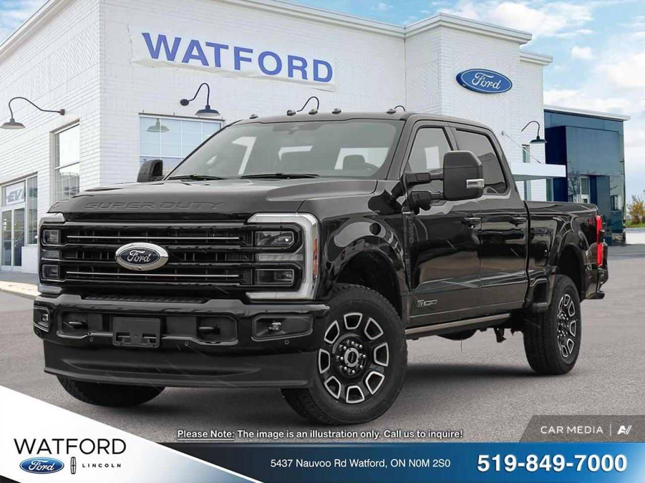 New 2025 Ford F-250 Super Duty SRW Platinum for sale in Watford, ON