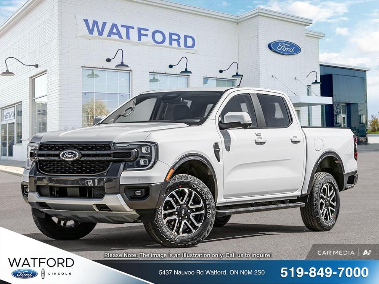 New 2025 Ford Ranger LARIAT for sale in Watford, ON