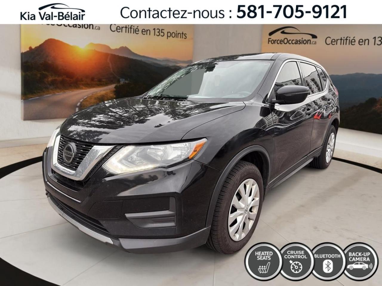 Used 2018 Nissan Rogue S * AWD * CAMÉRA * CRUISE * SIÈGES CHAUFF * A/C for sale in Québec, QC