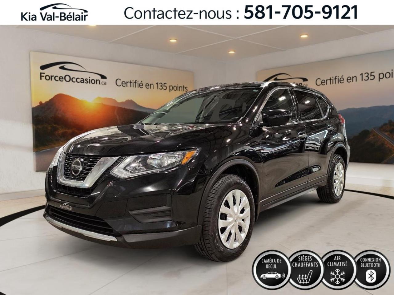Used 2018 Nissan Rogue S * AWD * CAMÉRA * CRUISE * SIÈGES CHAUFF * A/C for sale in Québec, QC