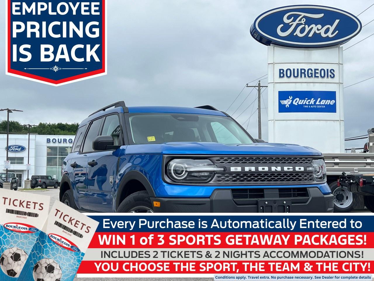 New 2025 Ford Bronco Sport Big Bend 4x4 for sale in Midland, ON