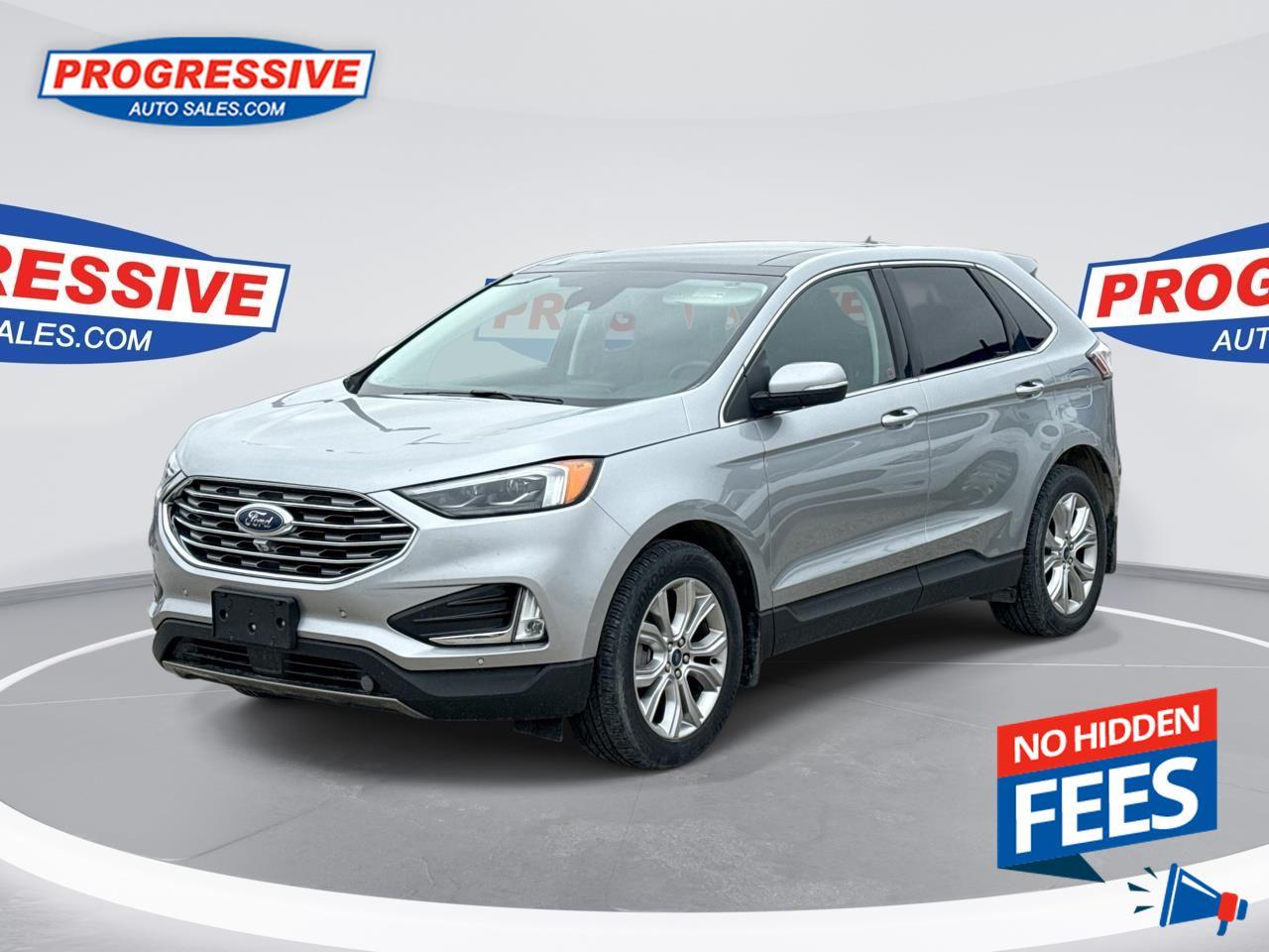 Used 2022 Ford Edge Titanium - Leather Seats -  Premium Audio for sale in Sarnia, ON