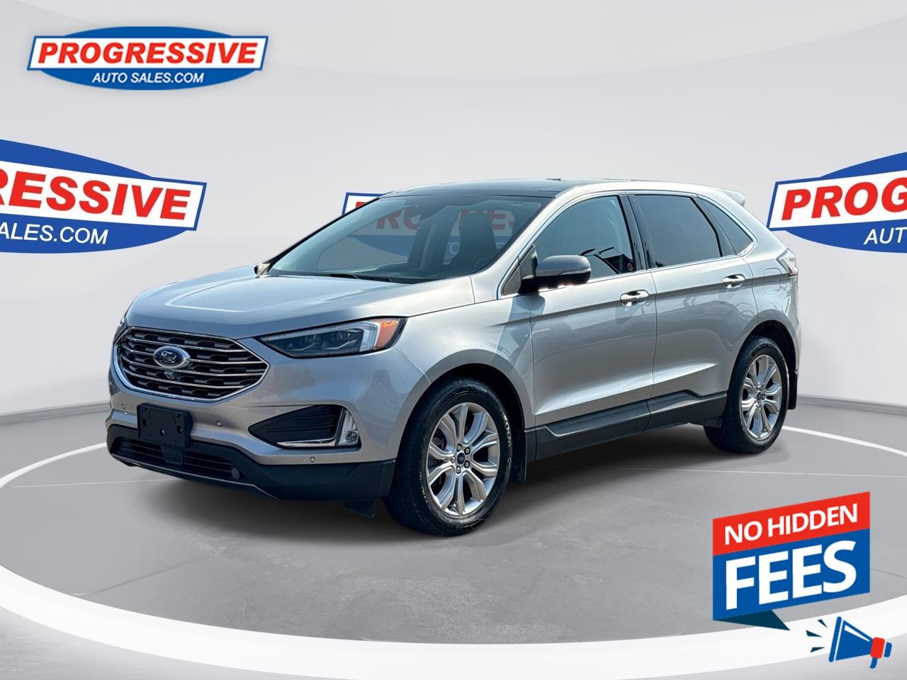 Used 2022 Ford Edge Titanium - Leather Seats -  Premium Audio for sale in Sarnia, ON