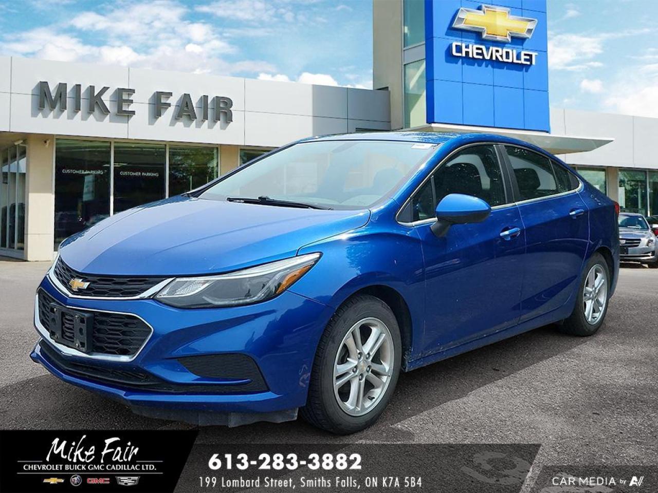 Used 2018 Chevrolet Cruze LT Auto sunroof,heated front seats,remote start,rear camera,bose speaker system for sale in Smiths Falls, ON