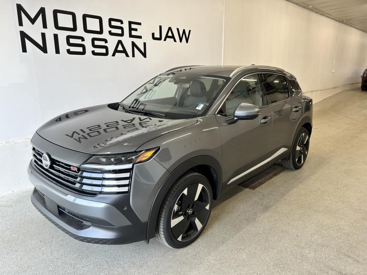 <p> now available at Moose Jaw Nissan. Finished in a sophisticated dark grey exterior with a charcoal interior</p>
<p> and advanced technology in every journey.

TRUCK FEATURES
»» All-wheel drive for confident traction year-round
»» 2.0L DOHC 4-cylinder engine for balanced power
»» Xtronic CVT transmission ensures smooth gear shifts
»» Compact size ideal for urban and suburban driving

ADVANCED SAFETY FEATURES
»» Advanced airbag system for comprehensive protection
»» Anti-lock braking system for controlled stops
»» Vehicle dynamic control for added stability
»» Tire pressure monitoring system for safety assurance

PERFORMANCE AND EFFICIENCY
»» 2.0L DOHC engine delivers responsive acceleration
»» Xtronic CVT maximizes fuel efficiency
»» All-wheel drive improves handling in all conditions
»» Engineered for optimal balance of power and economy

COMFORT AND CONVENIENCE
»» Spacious seating for up to five passengers
»» Automatic climate control for year-round comfort
»» Keyless entry and push-button start for ease
»» Ample legroom for driver and passengers

TECHNOLOGY AND CONNECTIVITY
»» Touchscreen display for easy access to controls
»» Bluetooth hands-free phone system for safety
»» USB ports for device charging and connectivity
»» Advanced audio system for premium sound quality

CARGO SPACE
»» Flexible rear seats for expanded cargo area
»» Generous trunk space for everyday needs
»» Low load floor for easy access
»» Multiple storage compartments for organization

WHAT OTHER OWNERS LIKE
»» Confident all-wheel drive handling in Canadian winters
»» User-friendly infotainment and connectivity features
»» Efficient fuel economy for daily commutes
»» Comfortable ride quality and spacious interior

This 2025 Nissan Kicks SRs VIN is: 3N8AP6DD3SL414190.</p>
<a href=http://www.moosejawnissan.ca/new/inventory/Nissan-Kicks-2025-id12505421.html>http://www.moosejawnissan.ca/new/inventory/Nissan-Kicks-2025-id12505421.html</a>