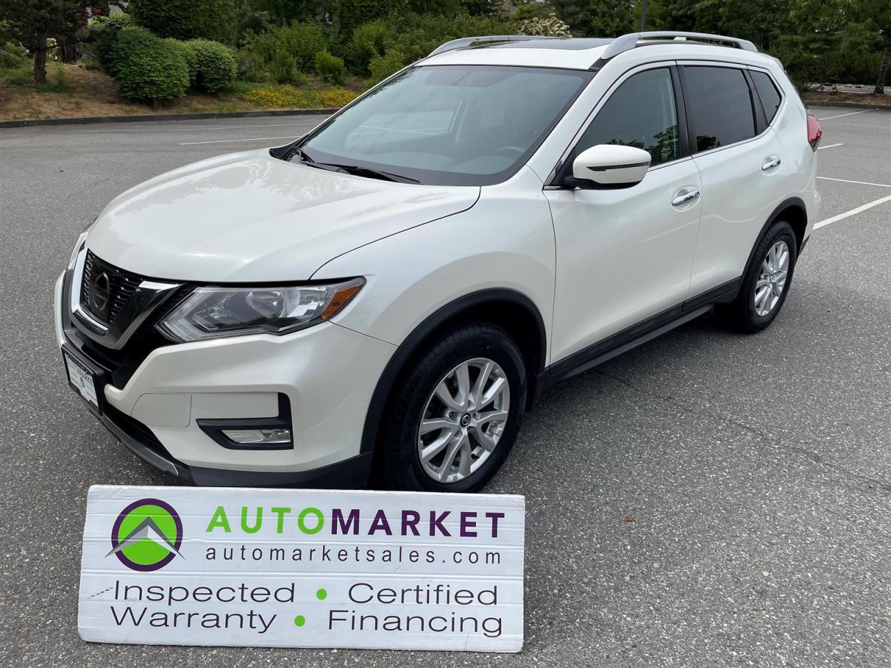 Used 2017 Nissan Rogue NEW BRAKES & TIRES SV AWD SUNROOF FINANCING WARR INSP W/BCAA MBSHP! for sale in Surrey, BC