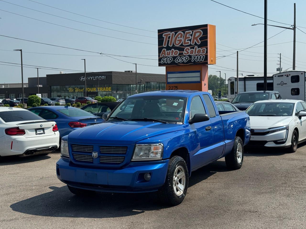 2008 Dodge Dakota SXT, V6, 4X4, AUTO, ALLOYS, ONLY 99KMS, CERTIFIED