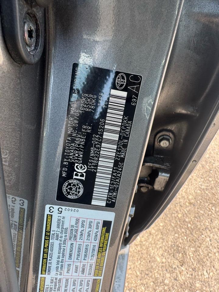 2007 Toyota Corolla CE, ONLY 84KMS, ONE OWNER, CERTIFIED - Photo #15