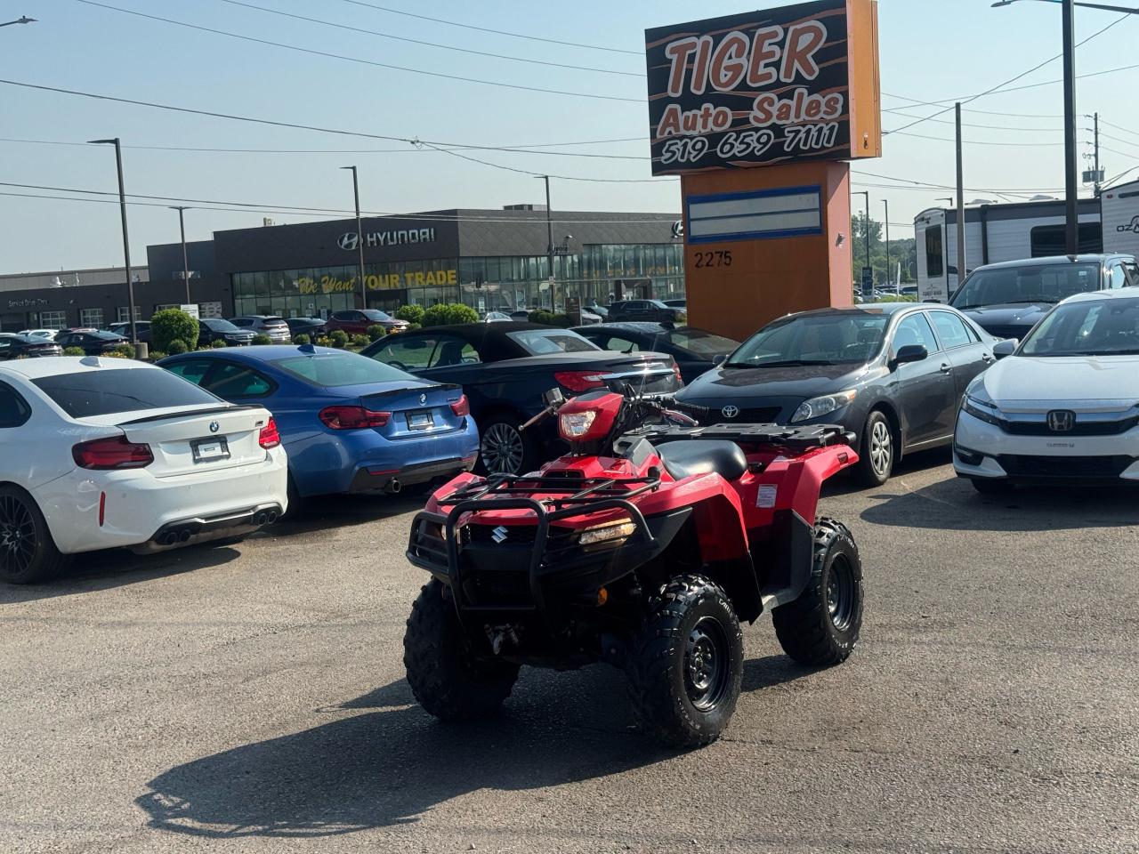 2021 Suzuki KingQuad LT-A500X, ONLY 494KMS, 4X4, FUEL INJECTED, AS IS - Photo #1