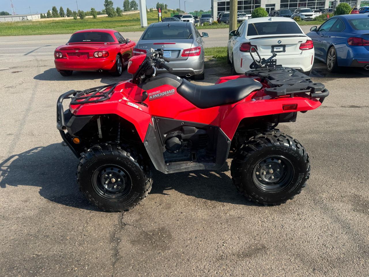 2021 Suzuki KingQuad LT-A500X, ONLY 494KMS, 4X4, FUEL INJECTED, AS IS - Photo #2