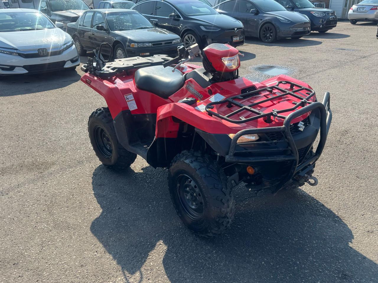 2021 Suzuki KingQuad LT-A500X, ONLY 494KMS, 4X4, FUEL INJECTED, AS IS - Photo #7