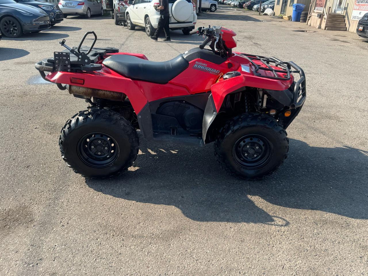 2021 Suzuki KingQuad LT-A500X, ONLY 494KMS, 4X4, FUEL INJECTED, AS IS - Photo #6