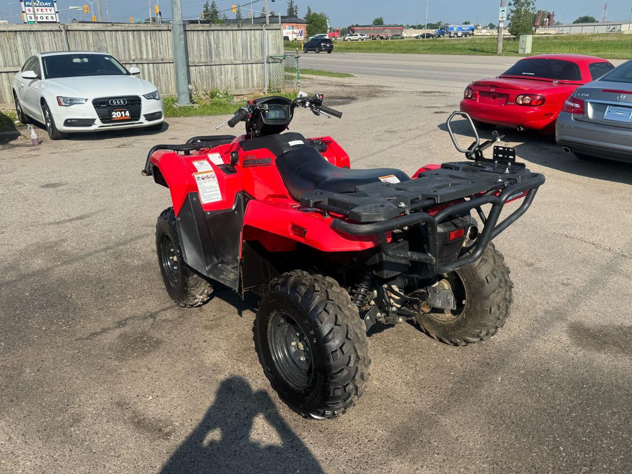 2021 Suzuki KingQuad LT-A500X, ONLY 494KMS, 4X4, FUEL INJECTED, AS IS - Photo #3