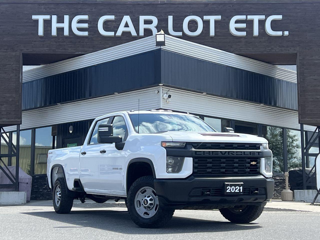 Used 2021 Chevrolet Silverado 2500 HD Work Truck PREVIOUS DAILY RENTAL - 6 PASSENGER, SIRIUS XM, BLUETOOTH, POWER LOCKS/WINDOWS!! for sale in Sudbury, ON