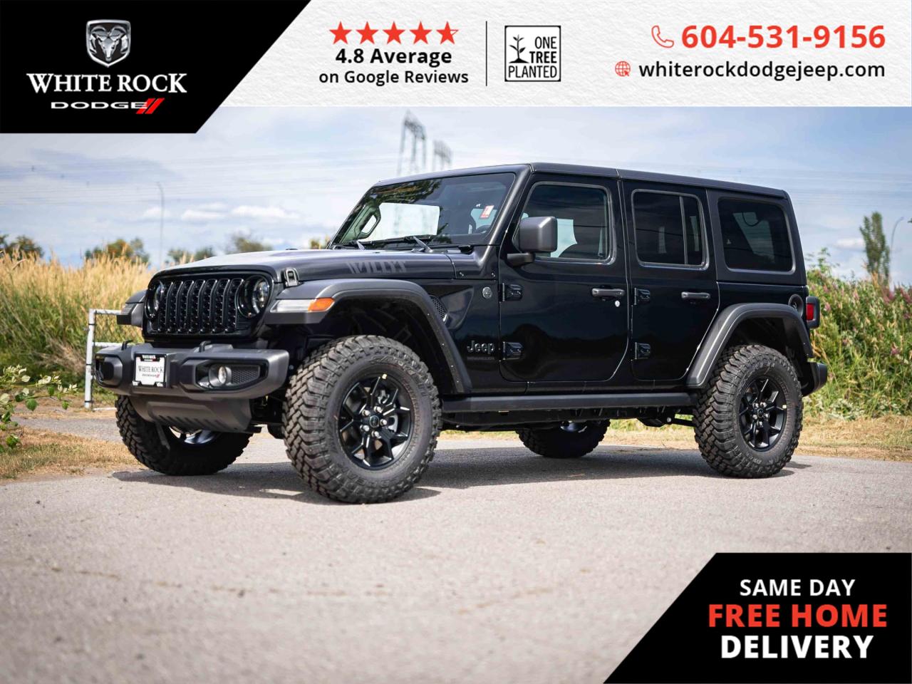 New 2025 Jeep Wrangler Sport Willys for sale in Surrey, BC