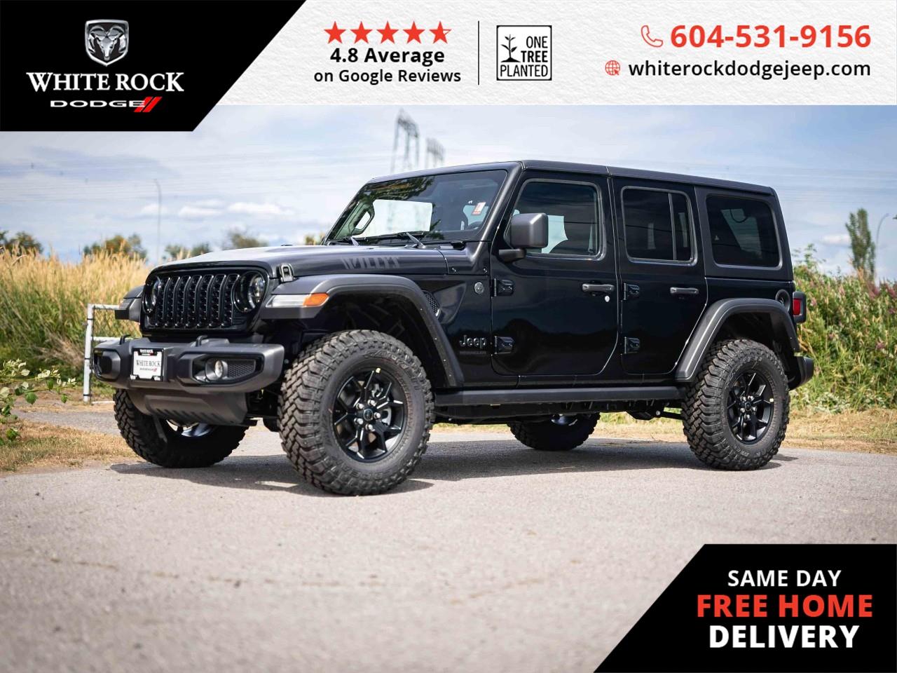 Fuel your adventure with the all-new 2025 Jeep Wrangler Sport, a masterpiece that hits the sweet spot for off-road enthusiasts and daily drivers alike. With its formidable 3.6L CYLINDER ENGINE, 8-SPEED AUTOMATIC TRANSMISSION, 4x4 CAPABILITY, and TRAILER SWAY CONTROL, this Wrangler embodies ruggedness and reliability.<p></p><p>Finished in sleek Black with a matching interior, the Wrangler's aesthetic is as bold as its performance. Inside, the comfort of AIR CONDITIONING and ILLUMINATED ENTRY welcomes you, while the TRIP COMPUTER keeps you informed. For ease of access, REMOTE KEYLESS ENTRY ensures seamless entries and departures. With SKID PLATES shielding its undercarriage, the Wrangler dares you to tackle the toughest terrains without a second thought.</p><p></p><p>Equipped with safety and convenience features such as ELECTRONIC STABILITY and TRACTION CONTROL, the Wrangler Sport delivers peace of mind as you traverse both city streets and untamed paths. The SPLIT-FOLDING REAR SEAT offers practicality, enhancing cargo space at a moment's notice. When the journey extends into the night, FULLY AUTOMATIC HEADLIGHTS and FRONT FOG LIGHTS ensure your path ahead remains visible.</p><p></p><p>Driving a Jeep is not just about getting from point A to B; it's about the experiences you gather along the way. With the 2025 Jeep Wrangler Sport, every ride becomes a story waiting to be told. Experience modern adventure with a classic spiritwhere will your Wrangler take you? Stock # S611811.</p>