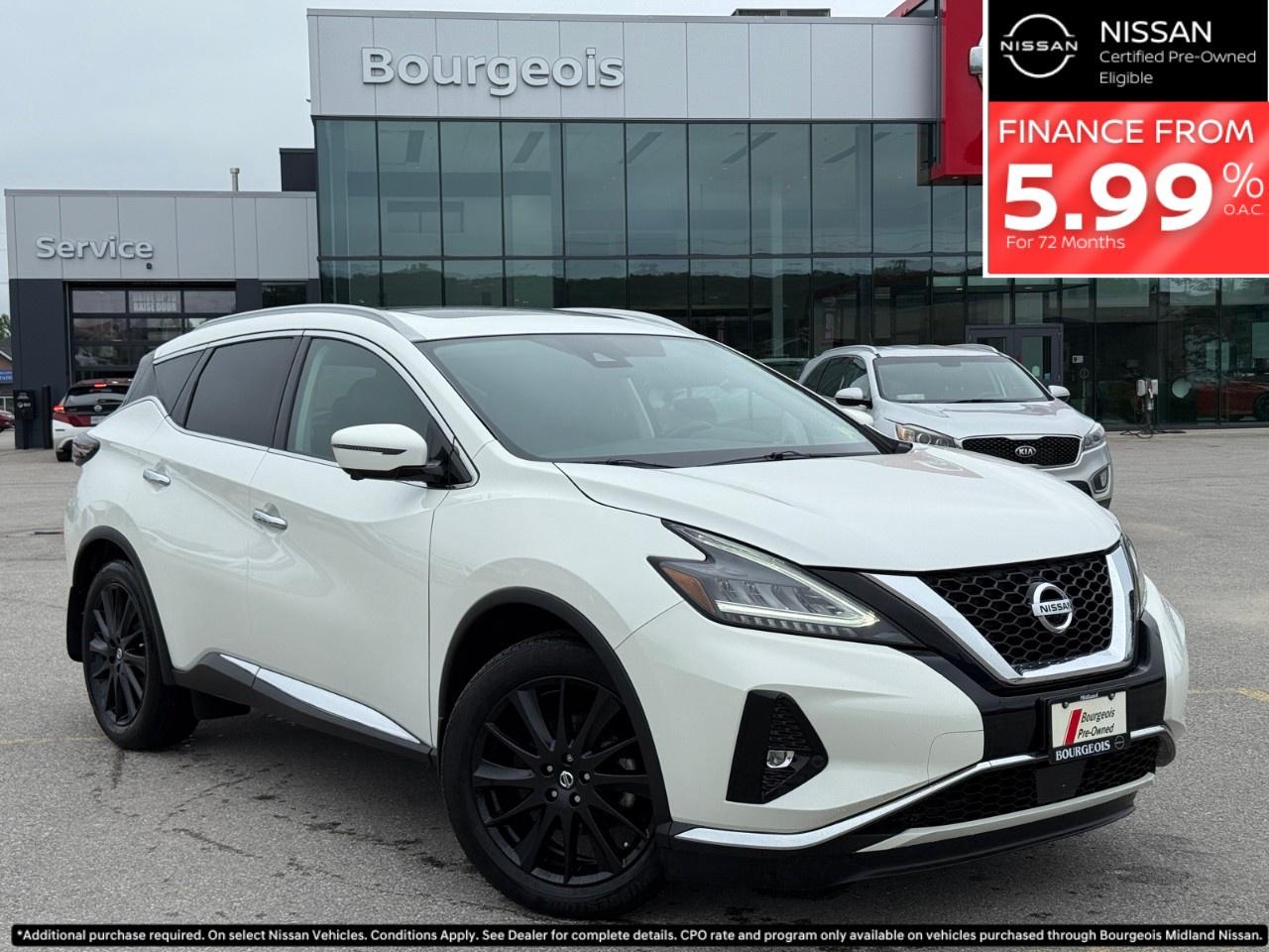 Used 2020 Nissan Murano AWD PLATINUM for sale in Midland, ON