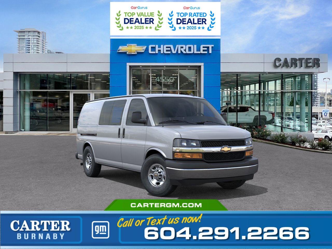 New 2025 Chevrolet Express 2500 RWD | 4.3L V6 ENGINE/PREFERRED EQUIPMENT for sale in Burnaby, BC