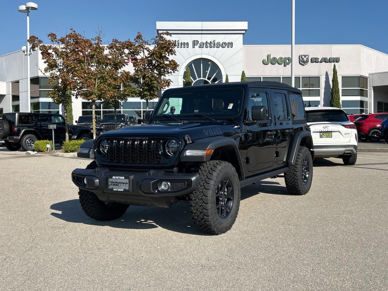 New 2025 Jeep Wrangler 4-Door Willys for sale in Surrey, BC