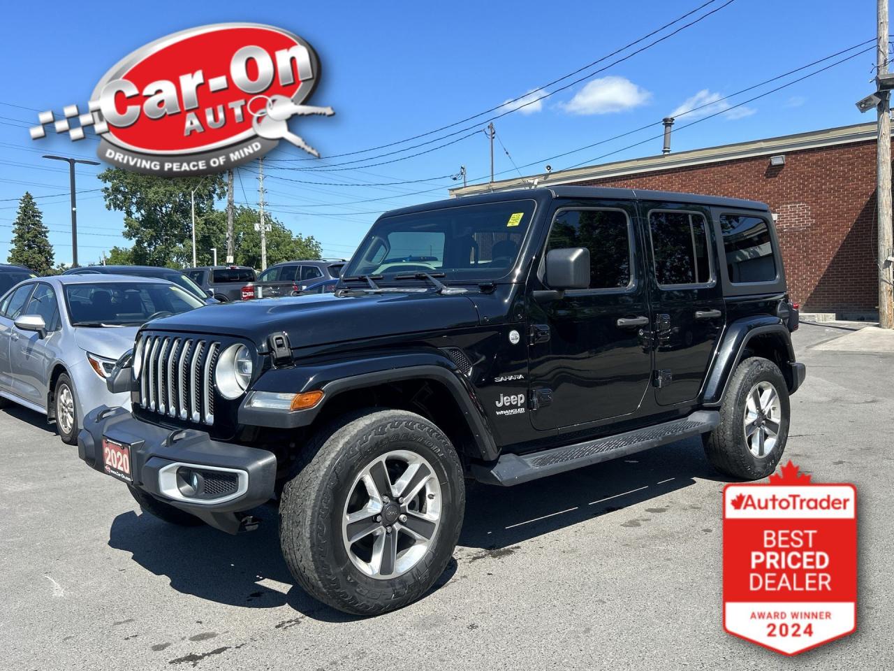 Used 2020 Jeep Wrangler Unlimited SAHARA 4X4| HTD SEATS| CARPLAY| HARD TOP| ALLOYS for sale in Ottawa, ON