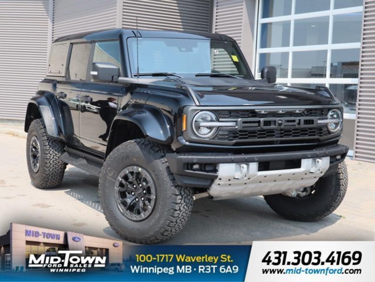 New 2025 Ford Bronco Raptor | Fox Shocks | Front Stabilizer for sale in Winnipeg, MB