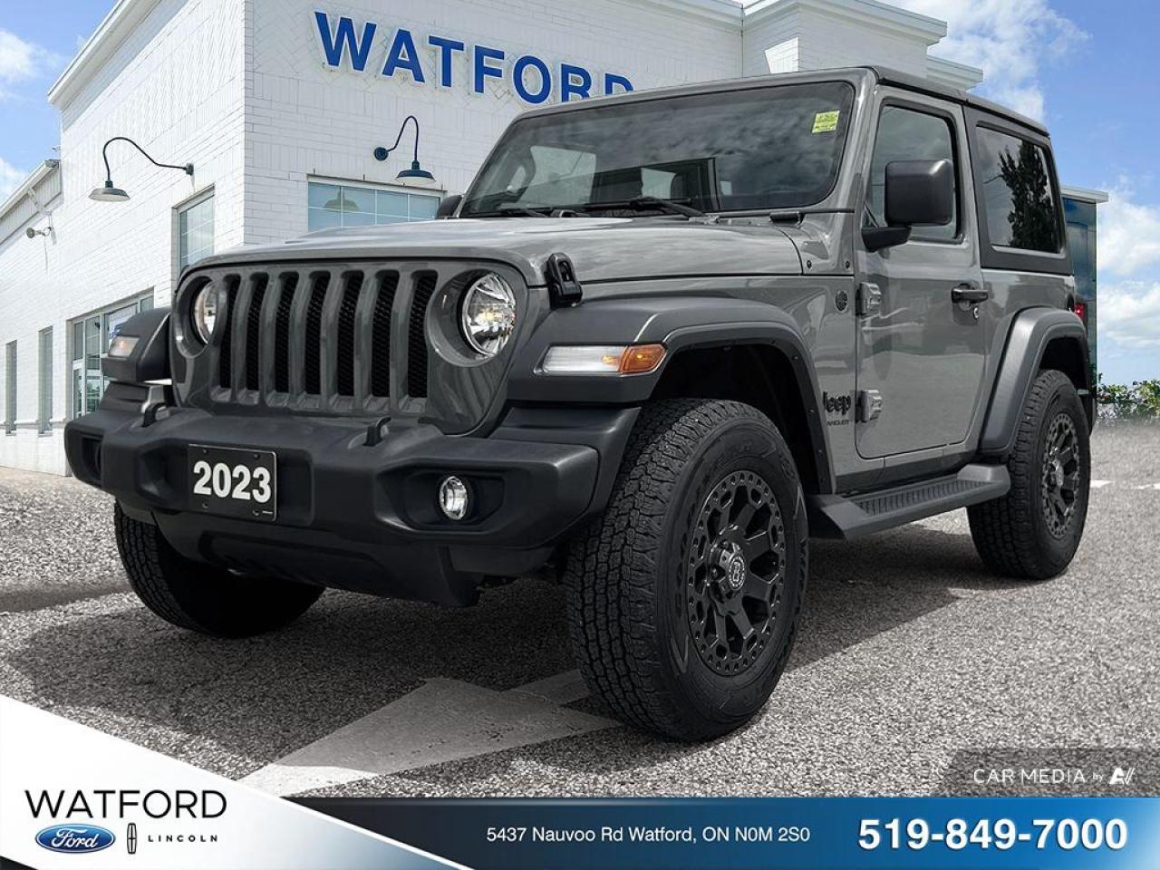 Used 2023 Jeep WRANGLER 2 DOOR Sport S 2 Door 4x4 for sale in Watford, ON