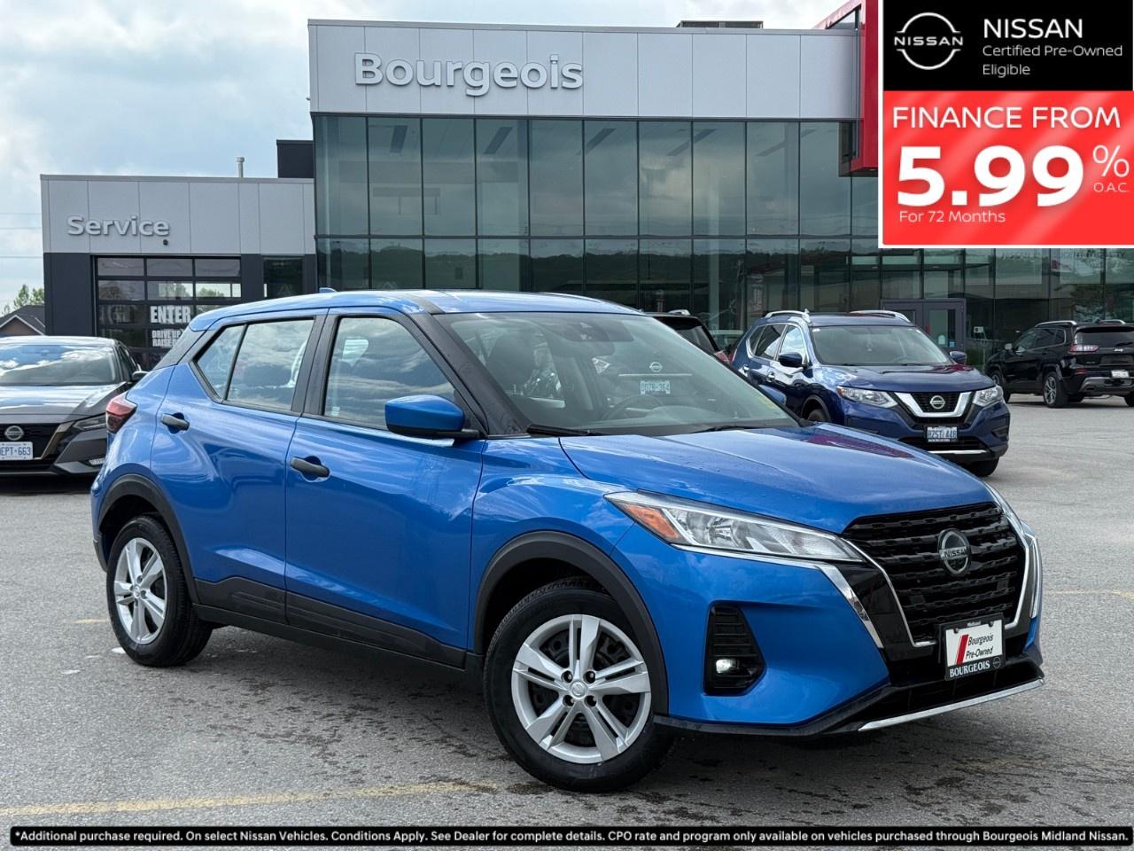 Used 2021 Nissan Kicks S FWD for sale in Midland, ON