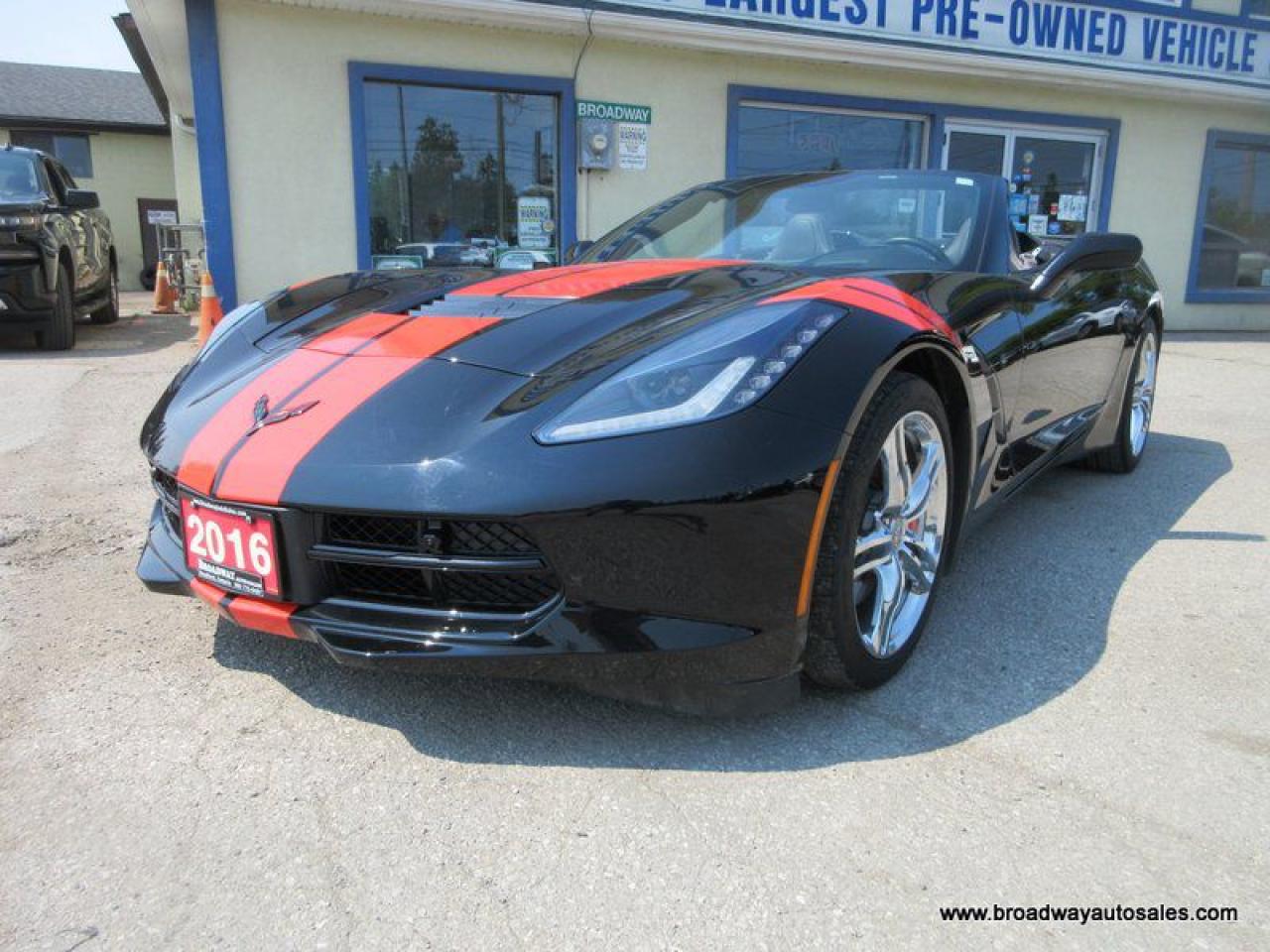 2016 Chevrolet Corvette FUN-TO-DRIVE 2-LT-STINGRAY-MODEL 2 PASSENGER 6.2L - V8.. CONVERTIBLE-SOFT-TOP... LEATHER.. HEATED/AC SEATS.. BOSE PREMIUM AUDIO.. BACK-UP CAMERA..