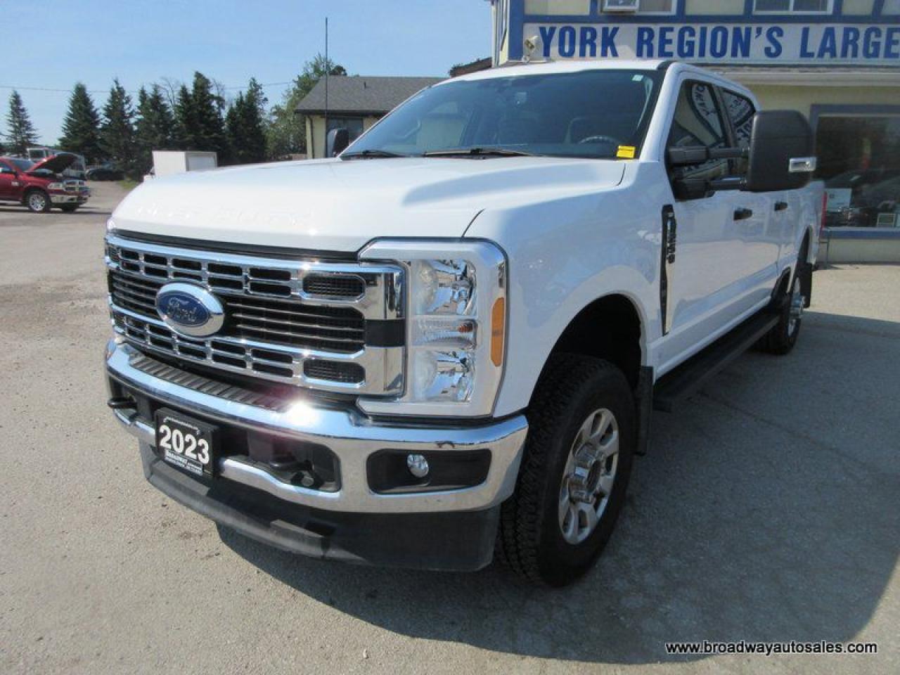 Used 2023 Ford F-250 3/4 TON XLT-EDITION 6 PASSENGER 7.3L - V8.. 4X4.. CREW-CAB.. 6.6-FOOT-BOX.. POWER MIRRORS.. TRAILER BRAKE.. BACK-UP CAMERA.. BLUETOOTH SYSTEM.. for sale in Bradford, ON